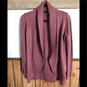 Forever 21 Mauve Cardigan